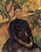 Paul Cezanne Madame Cezanne painting
